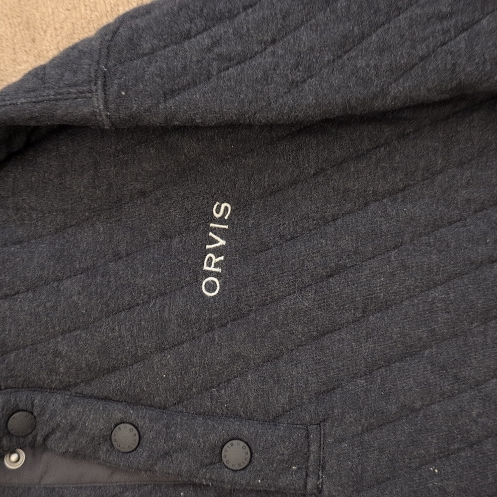 Orvis quilted pullover